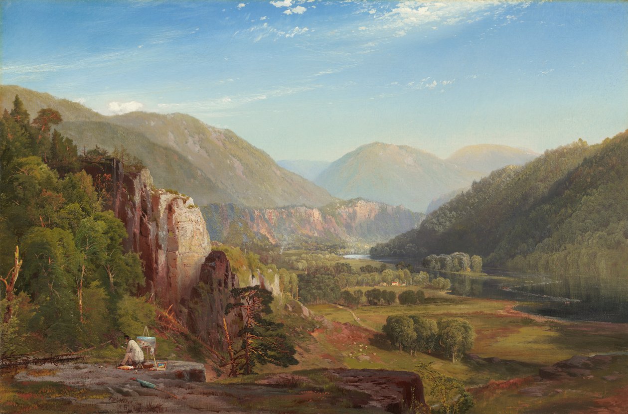 La Juniata, sera, 1864 da Thomas Moran