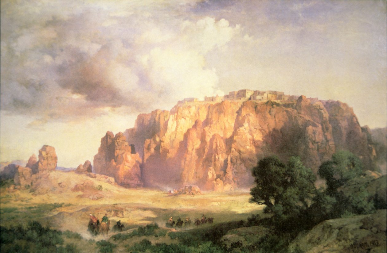 Il Pueblo di Acoma, New Mexico da Thomas Moran