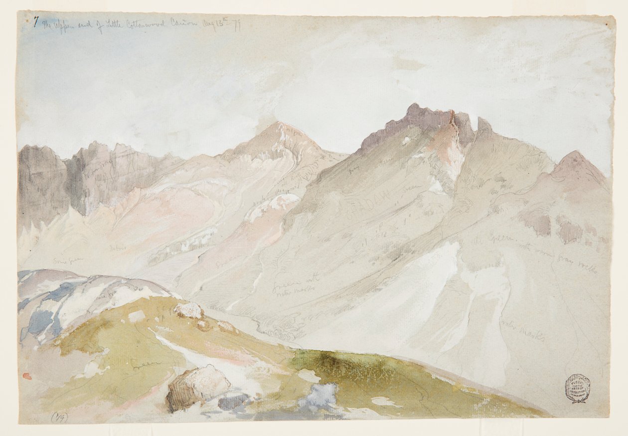 La parte superiore del Little Cottonwood Canyon, Wasatch Range, vicino a Ogden, Utah da Thomas Moran