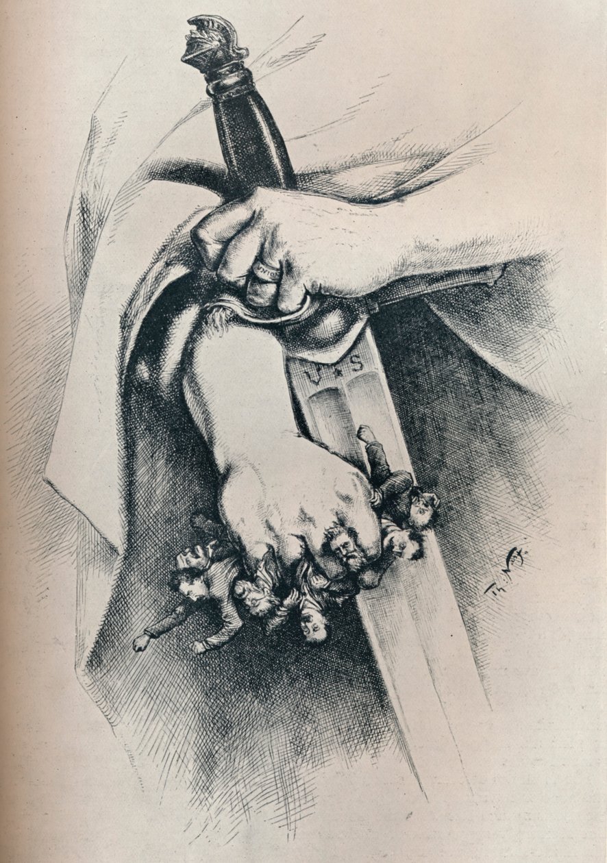 La libertà non è anarchia, 1886 da Thomas Nast