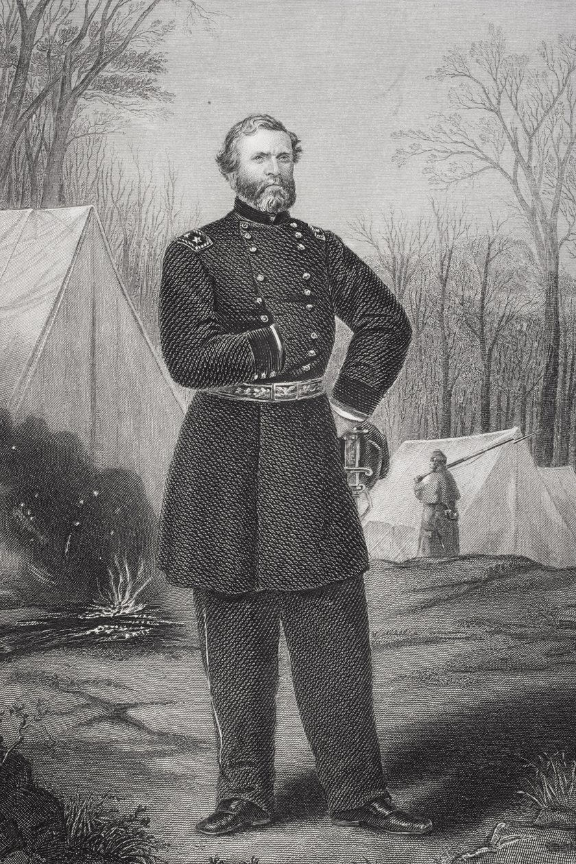 Ritratto del generale George Henry Thomas (1816-70) da Thomas Nast