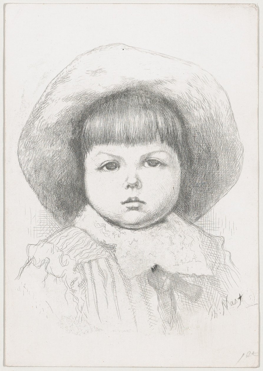Ritratto di un Bambino Cyril Nast da Thomas Nast
