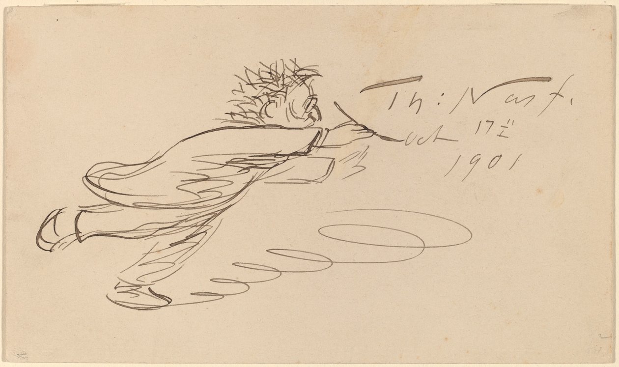 Firma, "TH. Nast, 17 Ott. 1901" da Thomas Nast