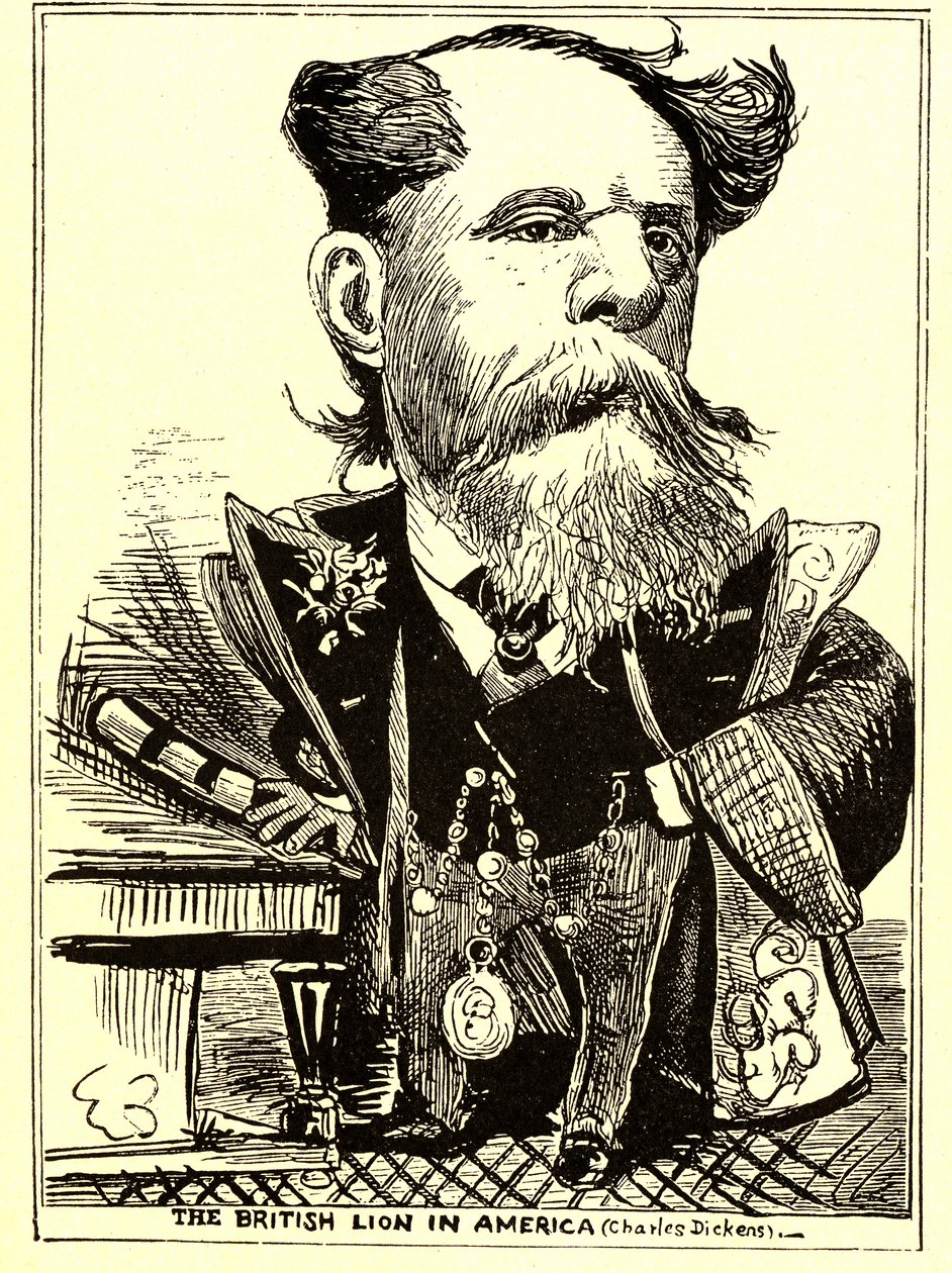 Il leone britannico in America, 1867-68 da Thomas Nast