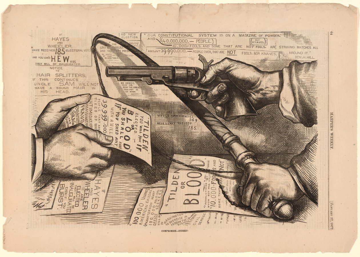 Tilden o Blood Compromise - Proprio così! da Thomas Nast