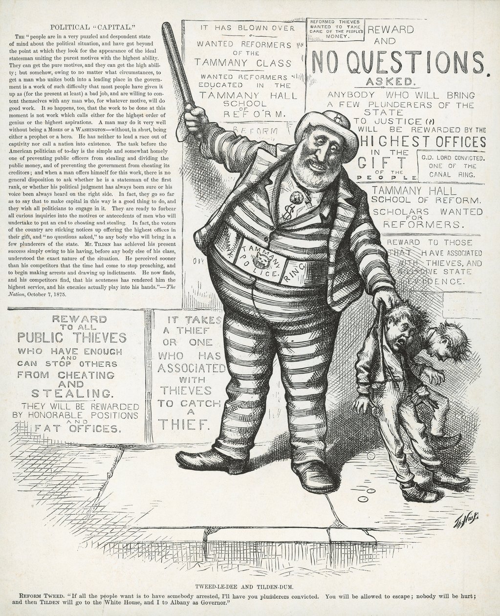 Tweed-le-dee e Tilden-dum, da 