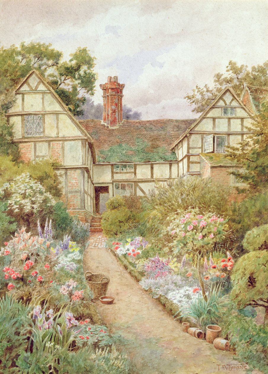 Giardino di cottage da Thomas Nicholson Tyndale
