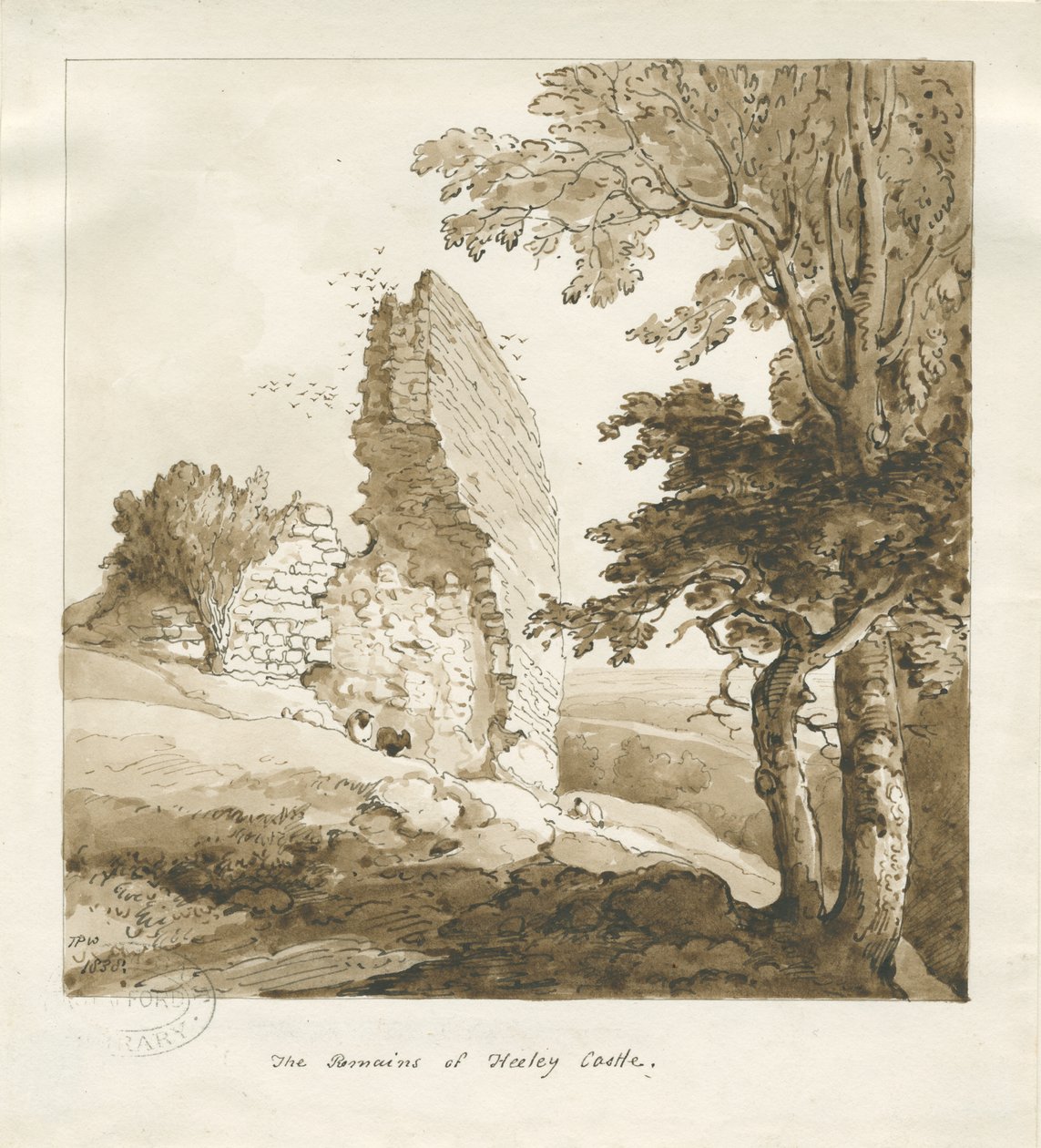 Audley - Castello di Heeley da Thomas Peploe Wood