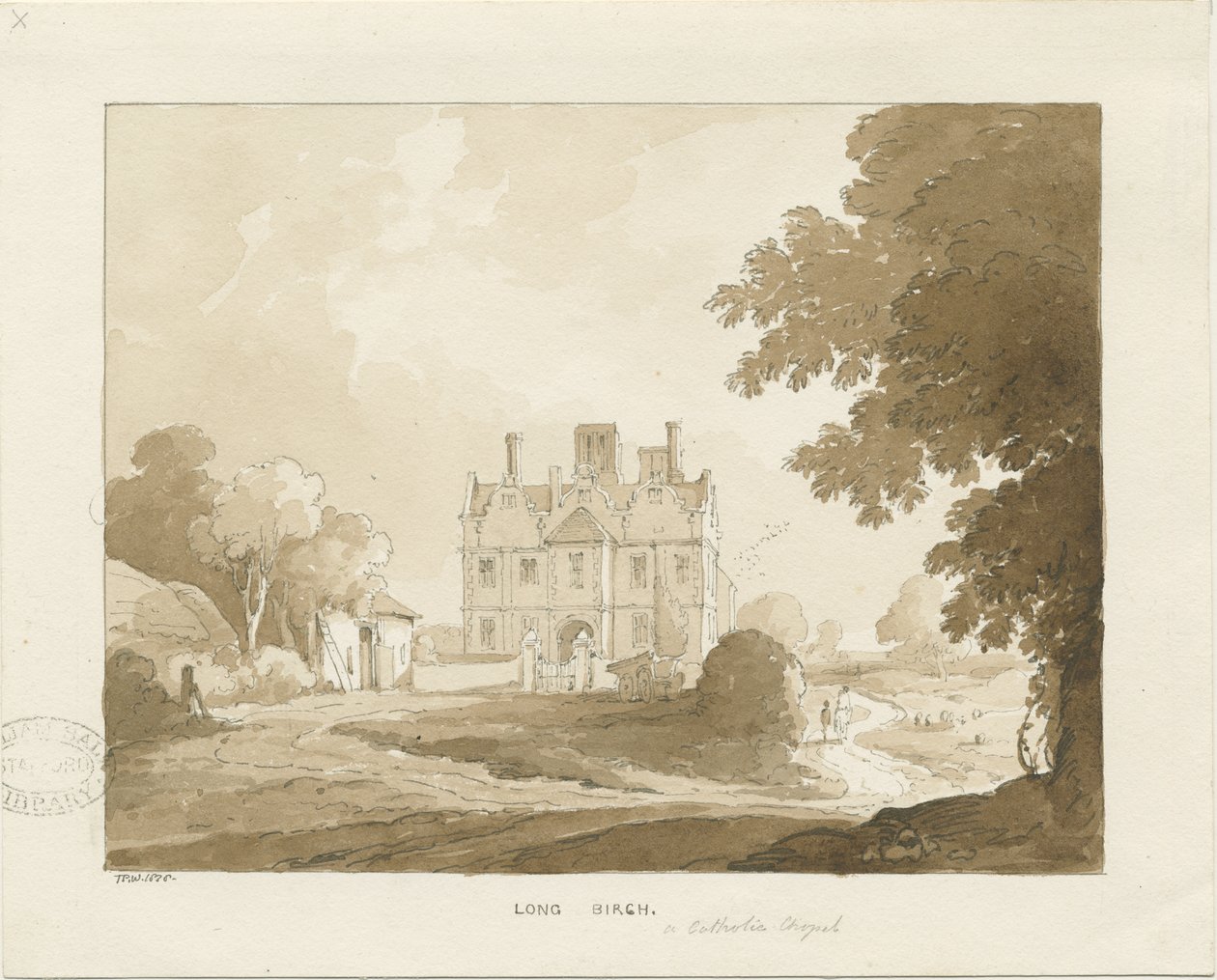 Brewood - Long Birch Hall da Thomas Peploe Wood