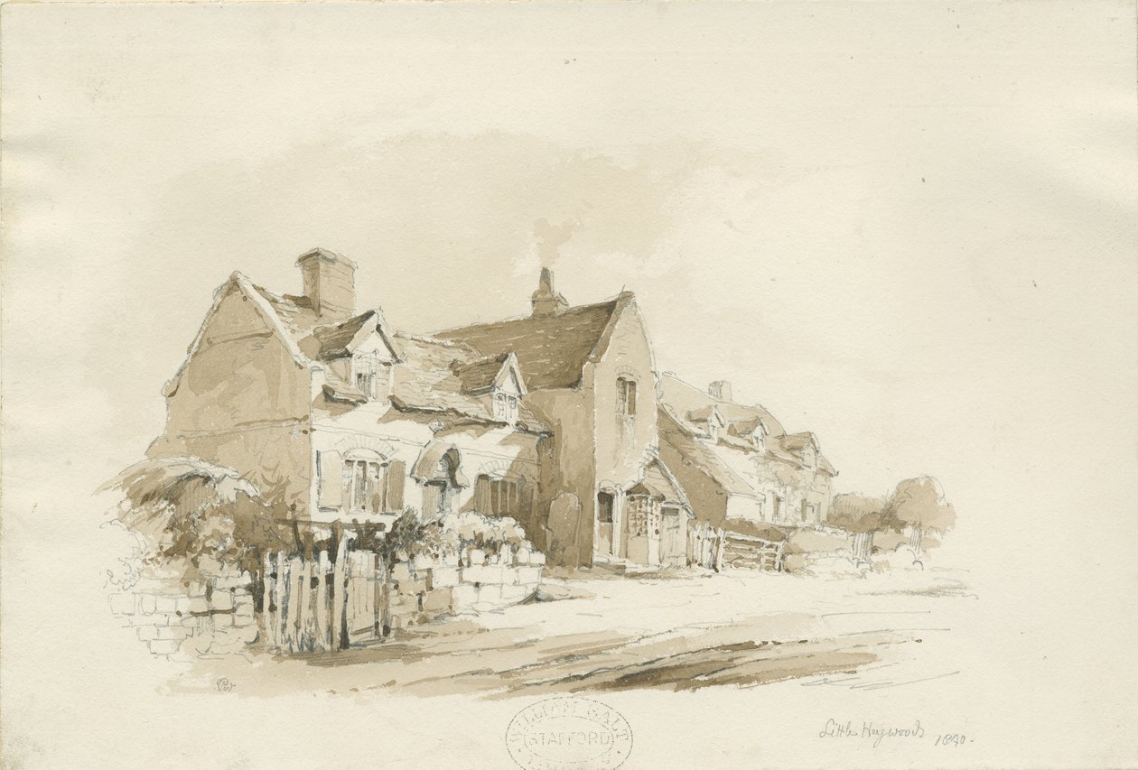 Cottage a Little Haywood da Thomas Peploe Wood