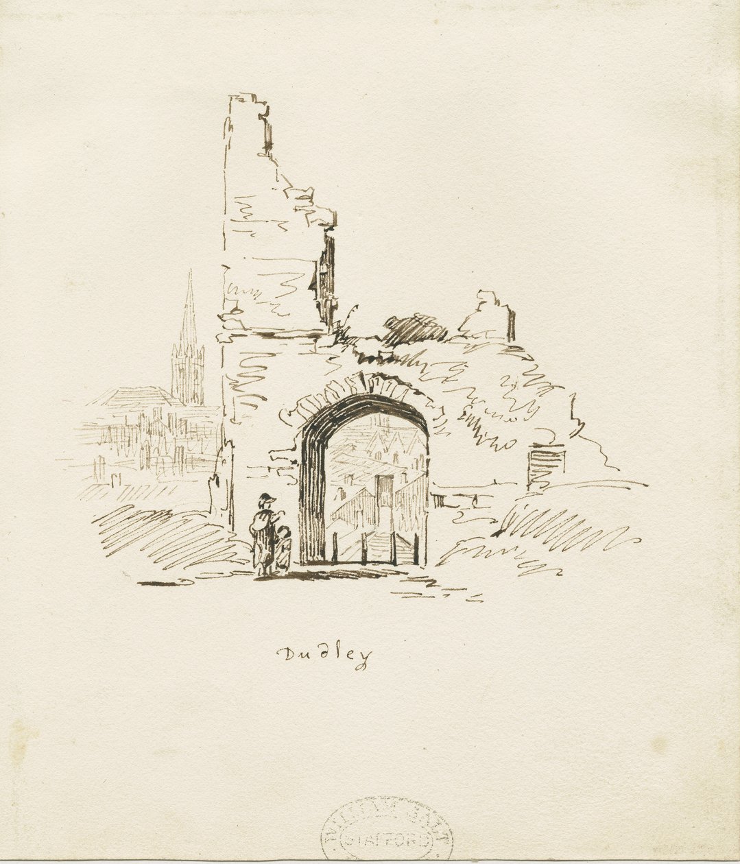 Castello di Dudley - Il Mastio da Thomas Peploe Wood
