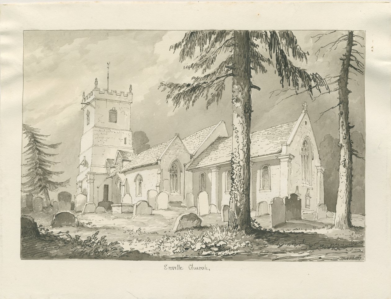Chiesa di Enville da Thomas Peploe Wood