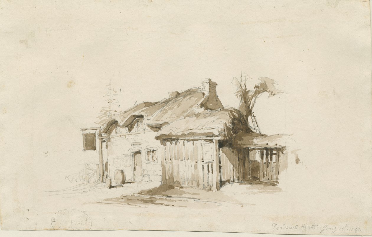 Fradswell - Cottage sulla brughiera da Thomas Peploe Wood
