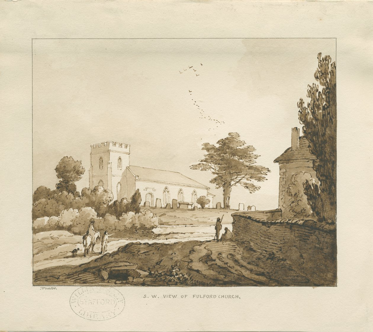Chiesa di Fulford da Thomas Peploe Wood