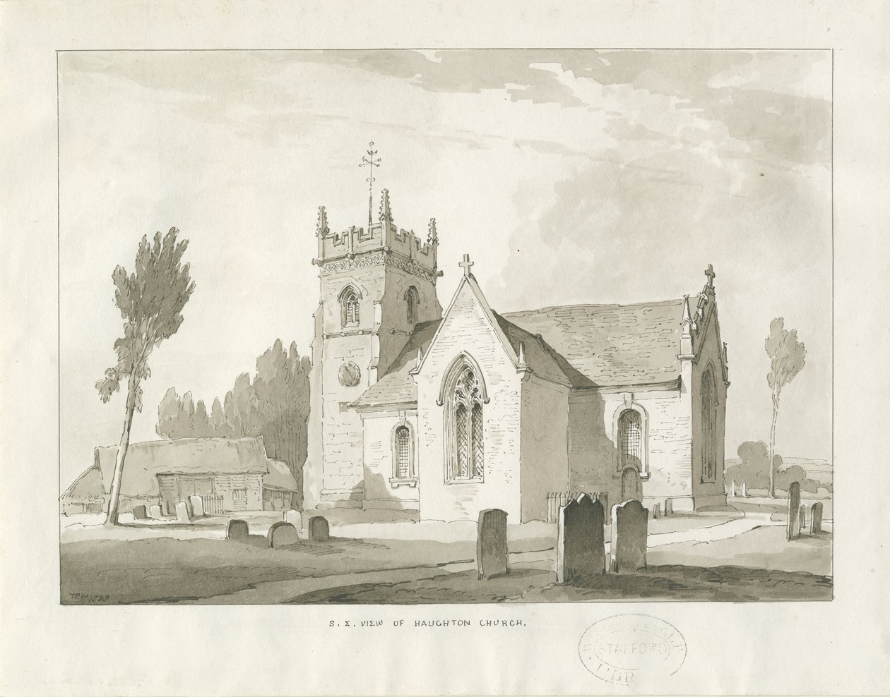 Chiesa di Haughton da Thomas Peploe Wood