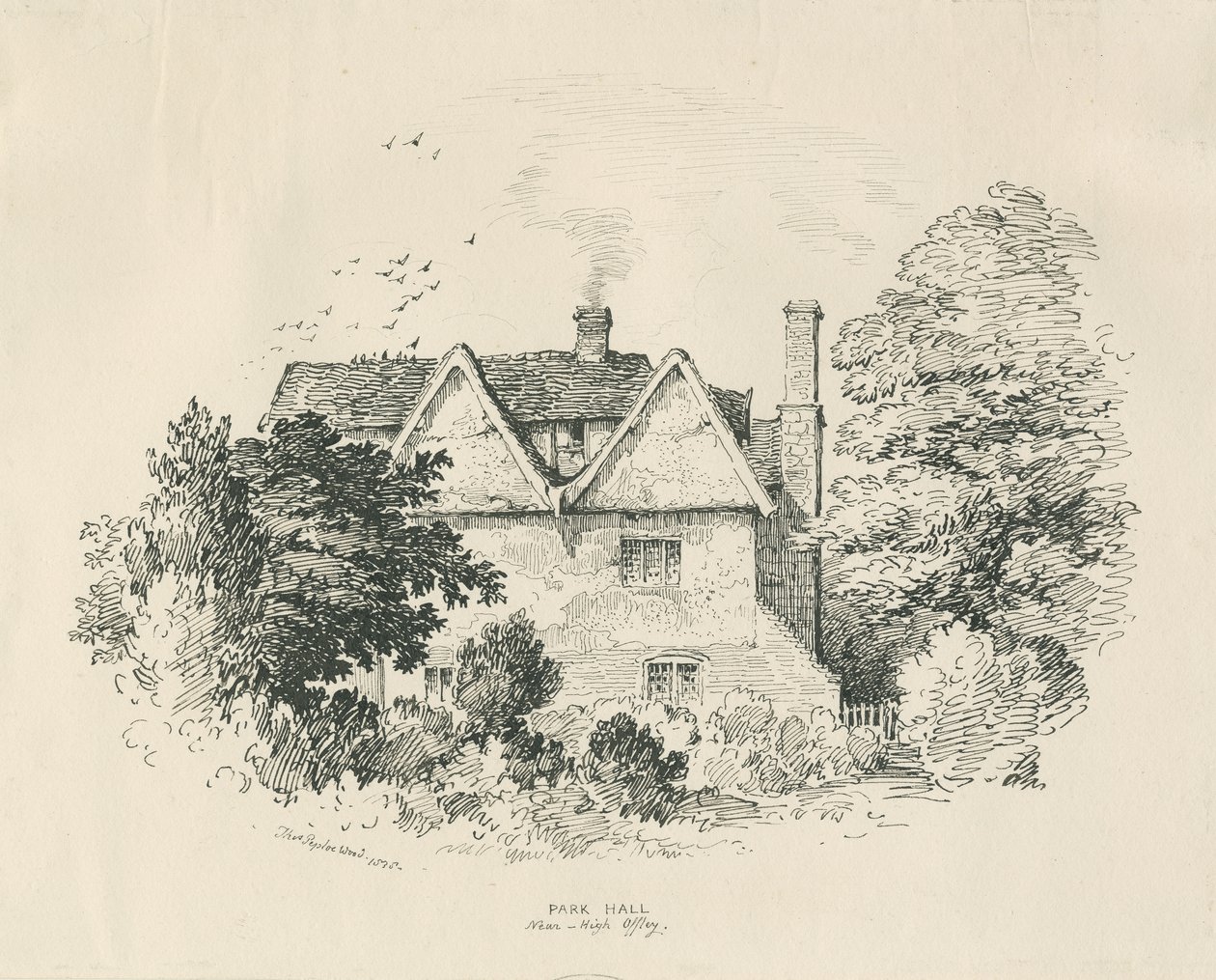 High Offley - Park Hall da Thomas Peploe Wood