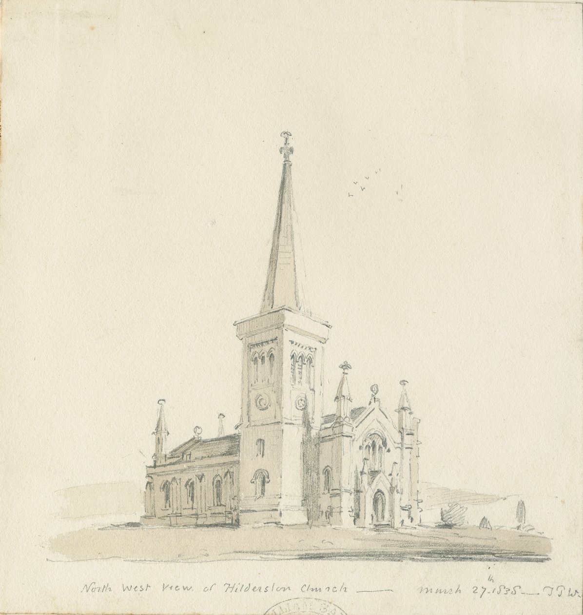 Chiesa di Hilderstone da Thomas Peploe Wood