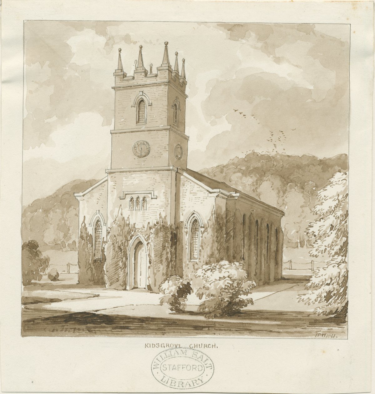 Chiesa di Kidsgrove da Thomas Peploe Wood