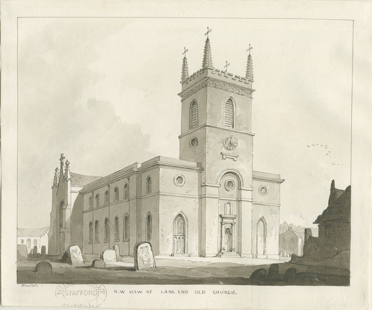 Chiesa di Lane End (Longton) da Thomas Peploe Wood