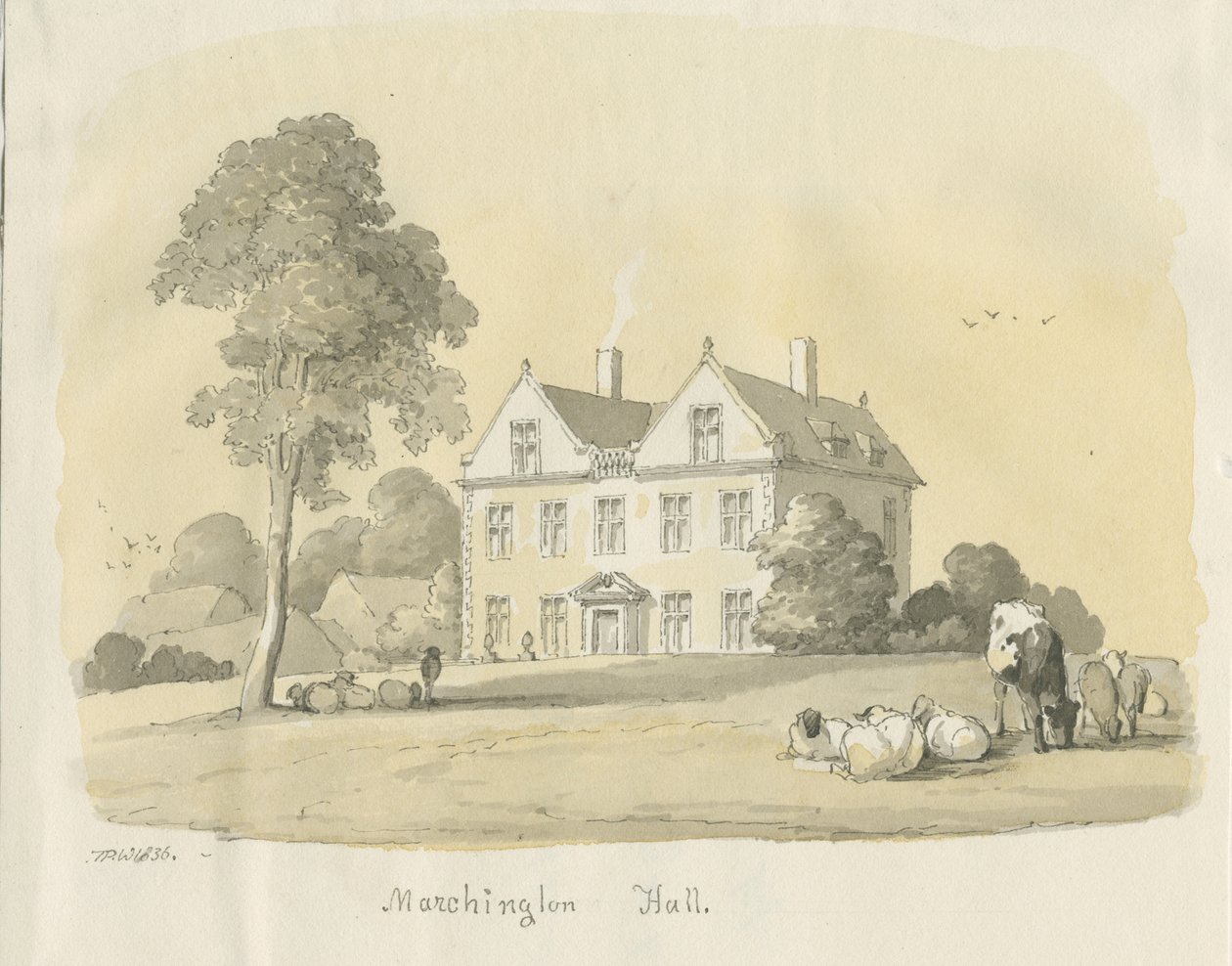 Marchington Hall da Thomas Peploe Wood