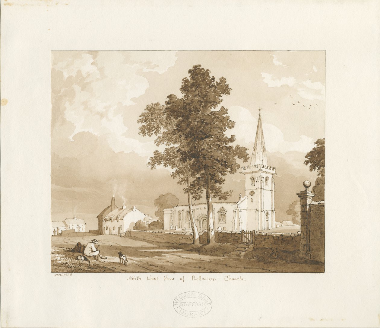 Rolleston Church da Thomas Peploe Wood