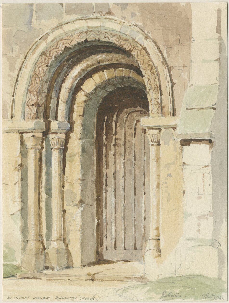 Chiesa di Rolleston da Thomas Peploe Wood