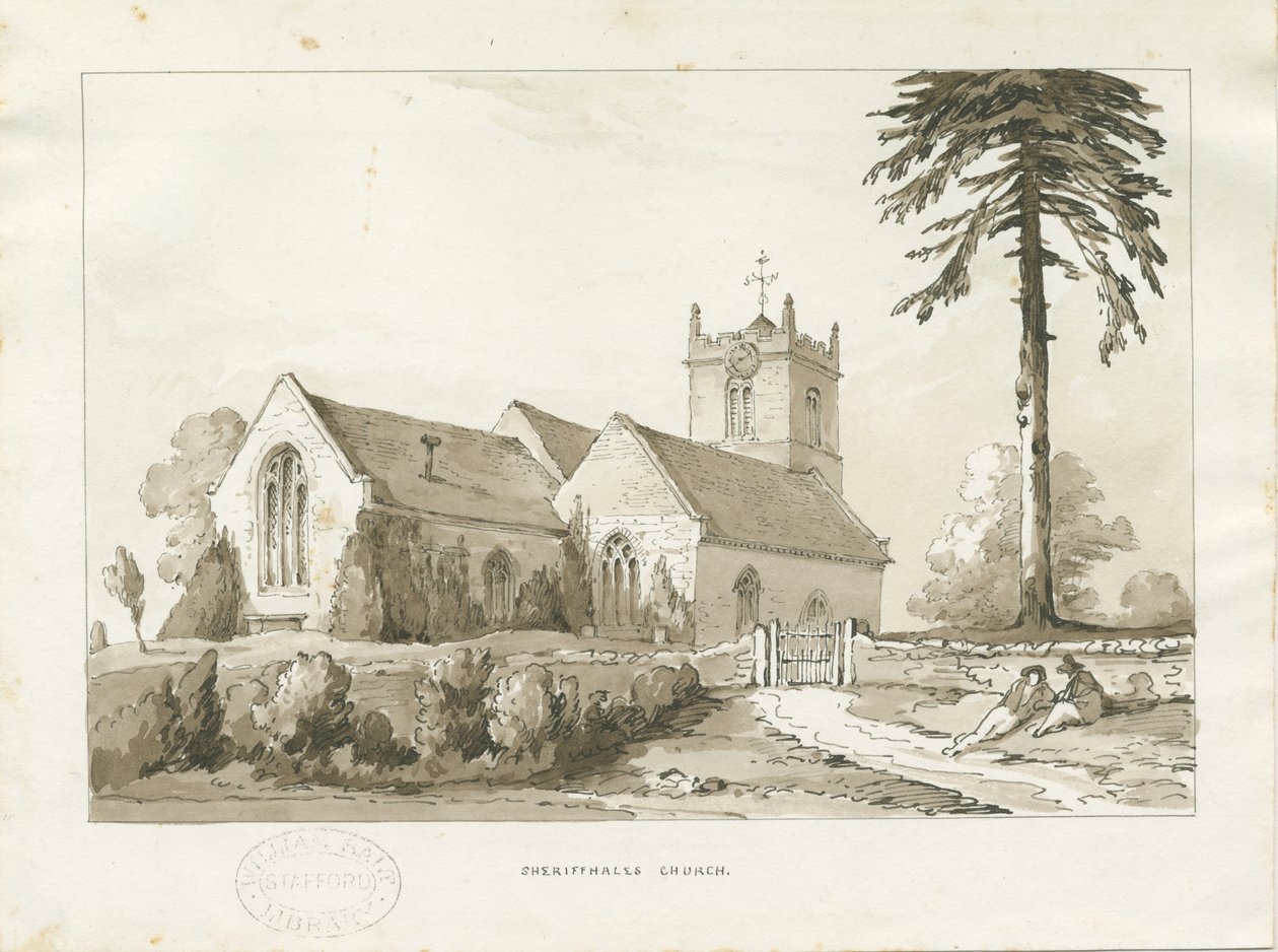 Chiesa di Sheriffhales da Thomas Peploe Wood