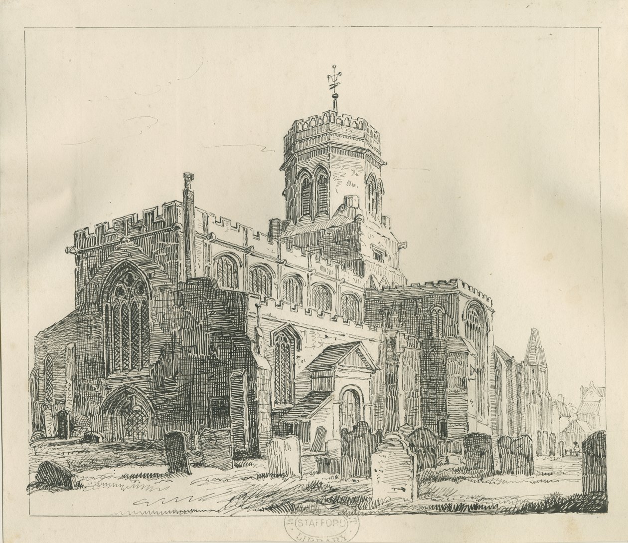 Stafford - Chiesa di Santa Maria da Thomas Peploe Wood
