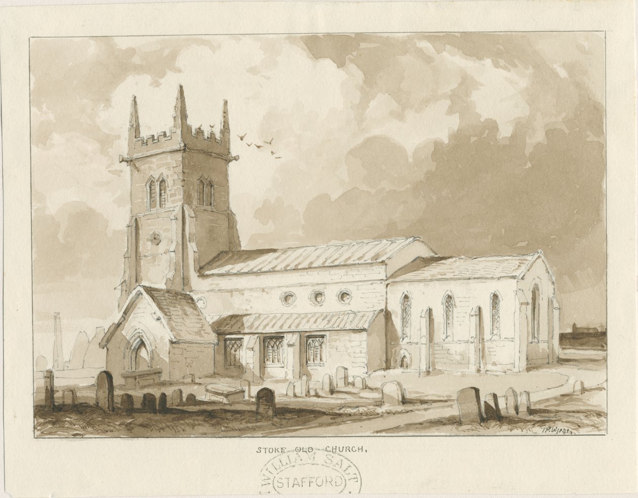 Chiesa di Stoke-upon-Trent [Vecchia] da Thomas Peploe Wood