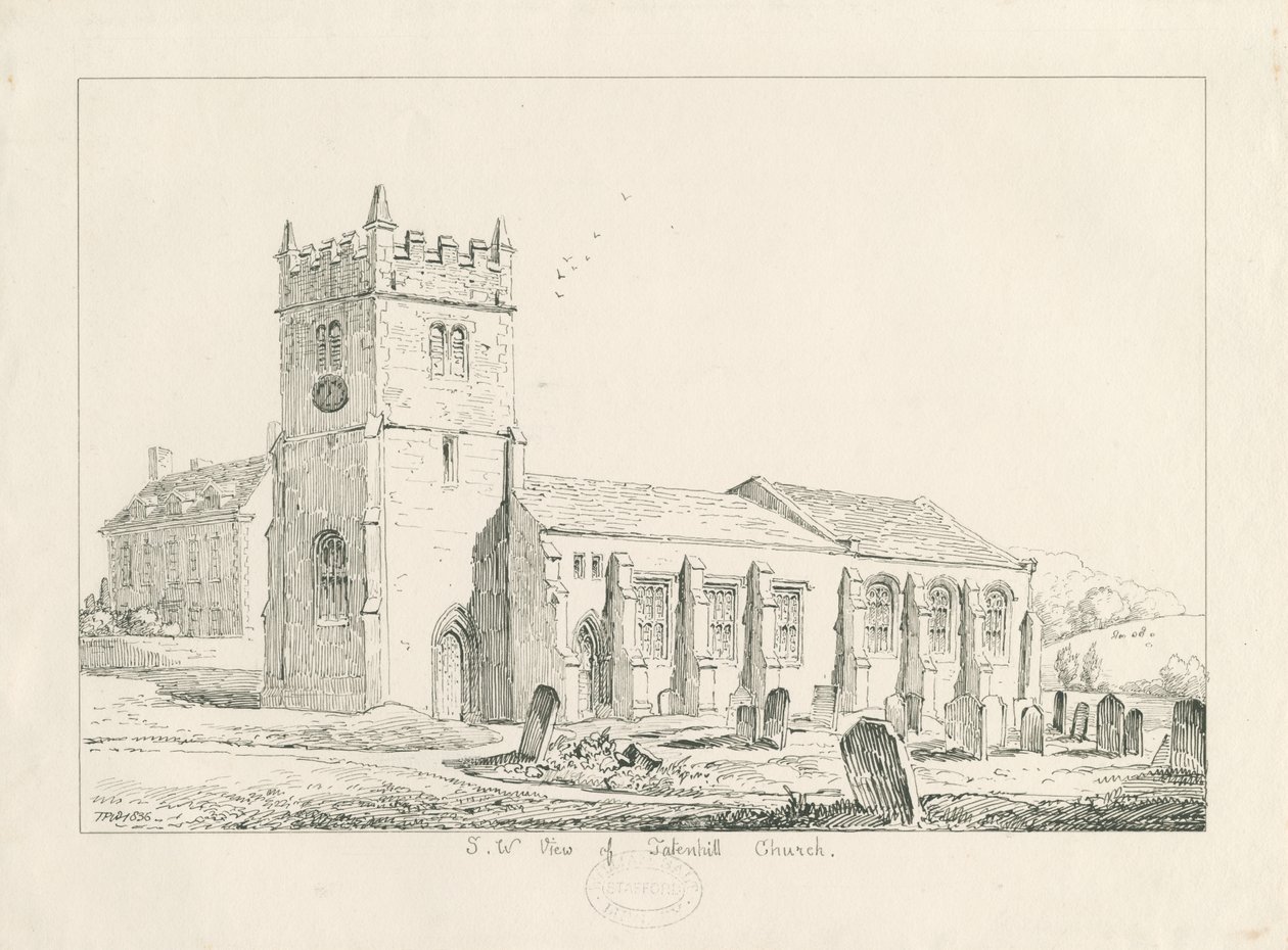 Chiesa di Tatenhill da Thomas Peploe Wood