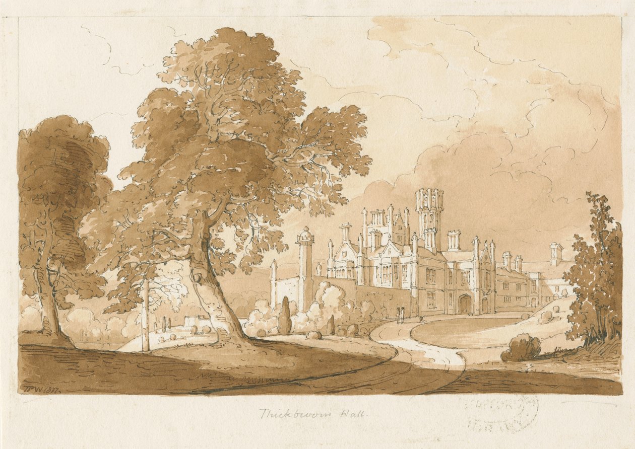 "Thickbroom Hall" [Manley Hall] da Thomas Peploe Wood