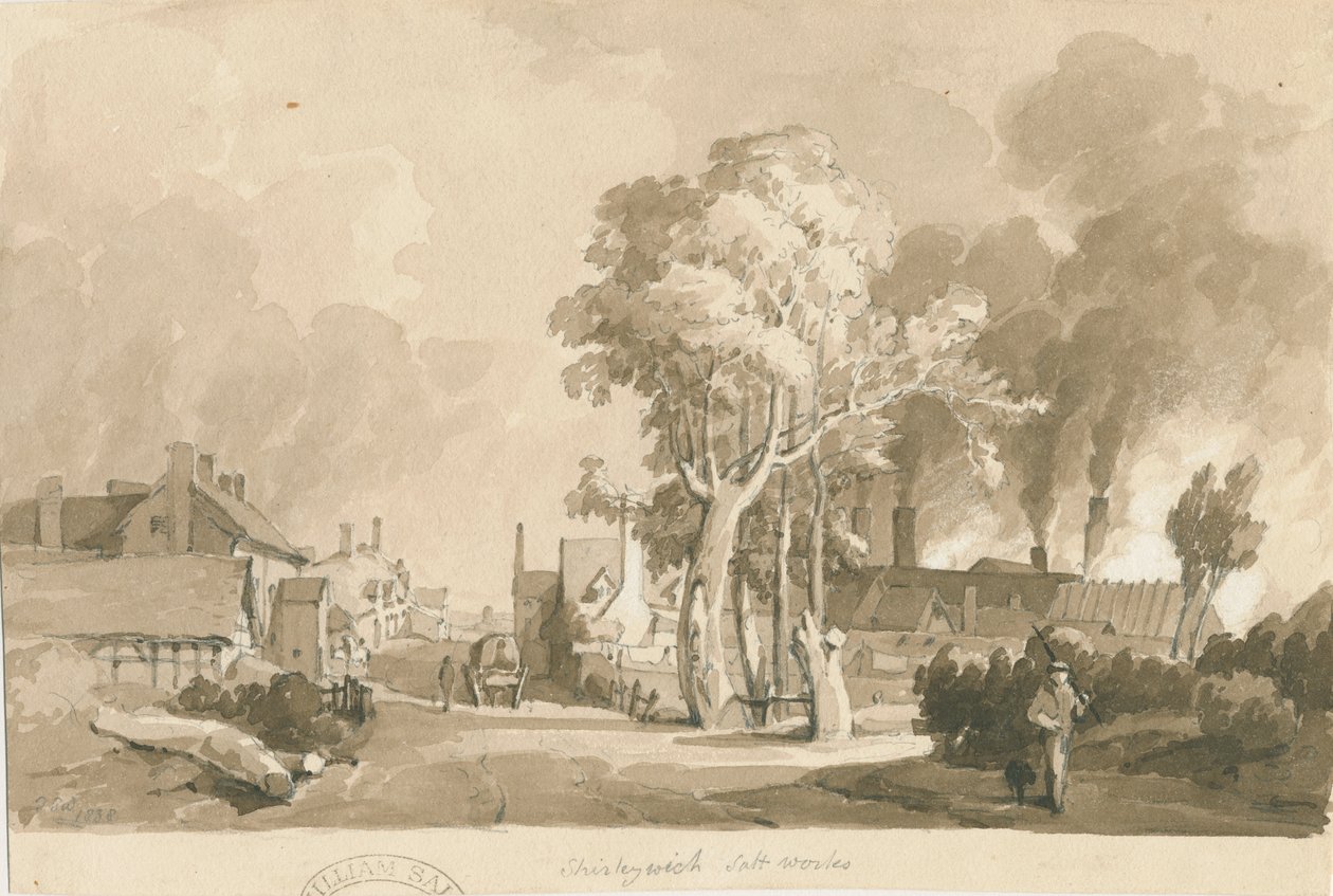 Weston-on-Trent - Saline di Shirleywich da Thomas Peploe Wood