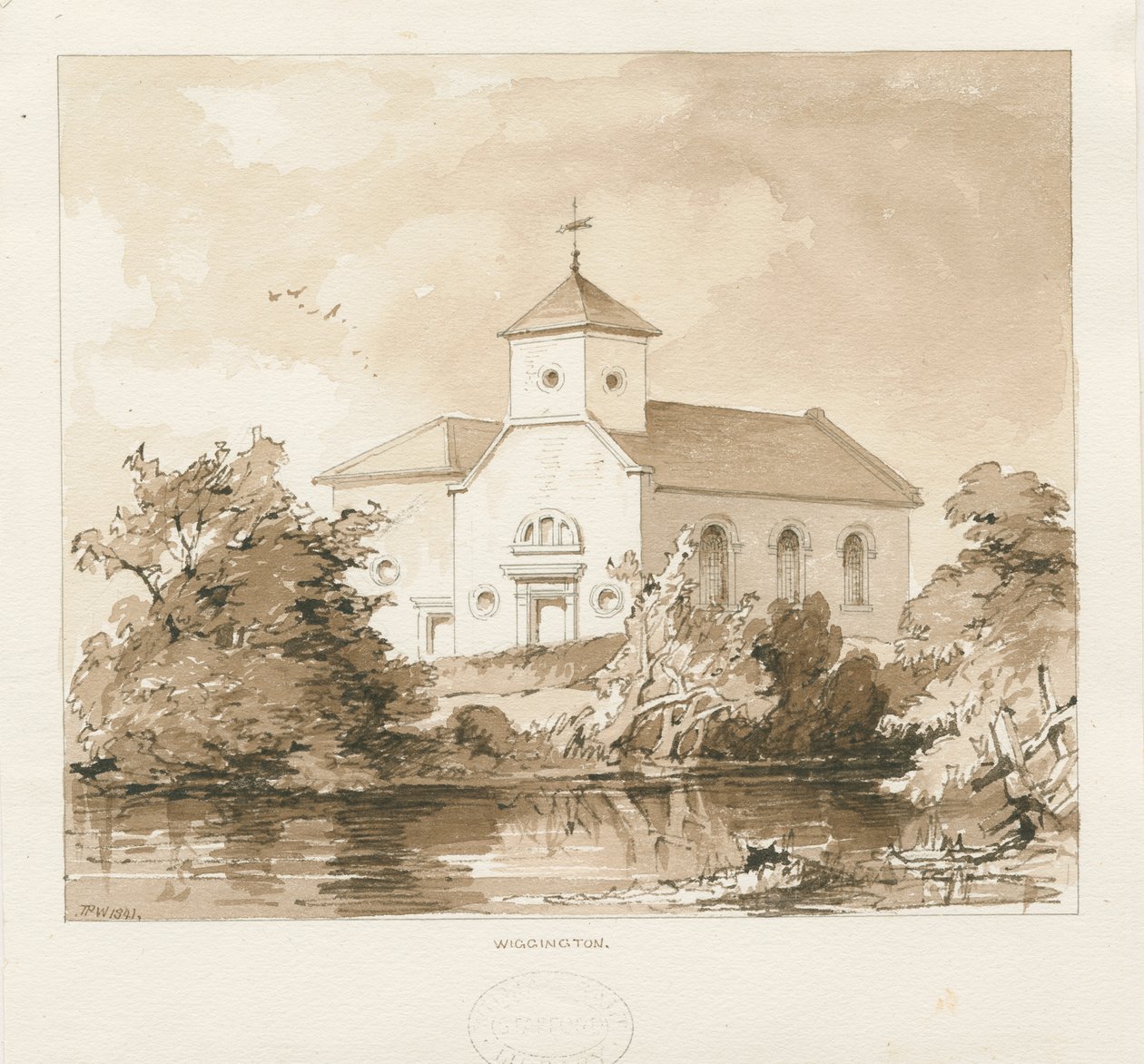 Chiesa di Wigginton da Thomas Peploe Wood