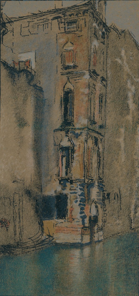 La vecchia sala di marmo, Venezia, c1904 da Thomas Robert Way