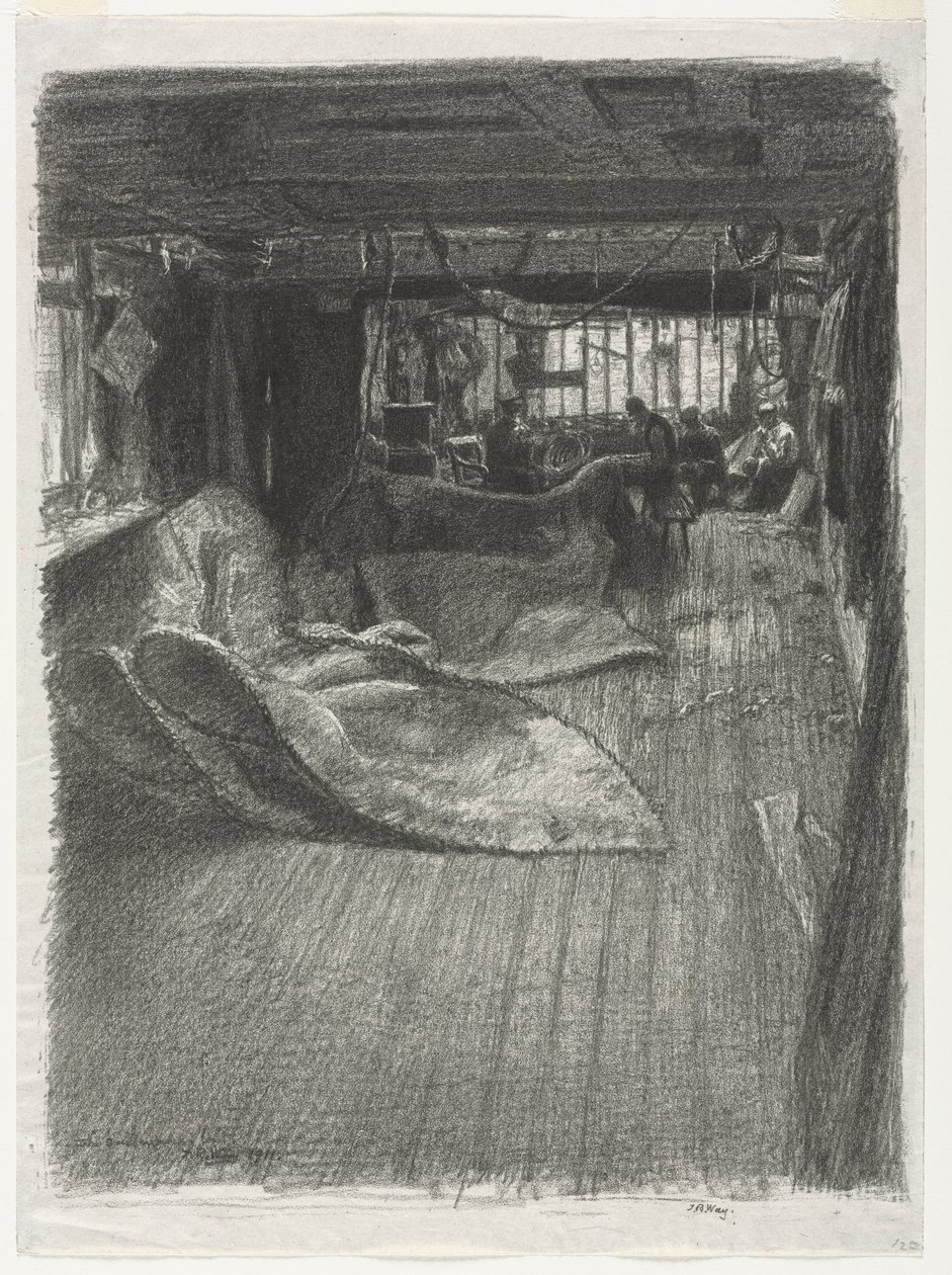 Il loft dei velai, 1911 da Thomas Robert Way