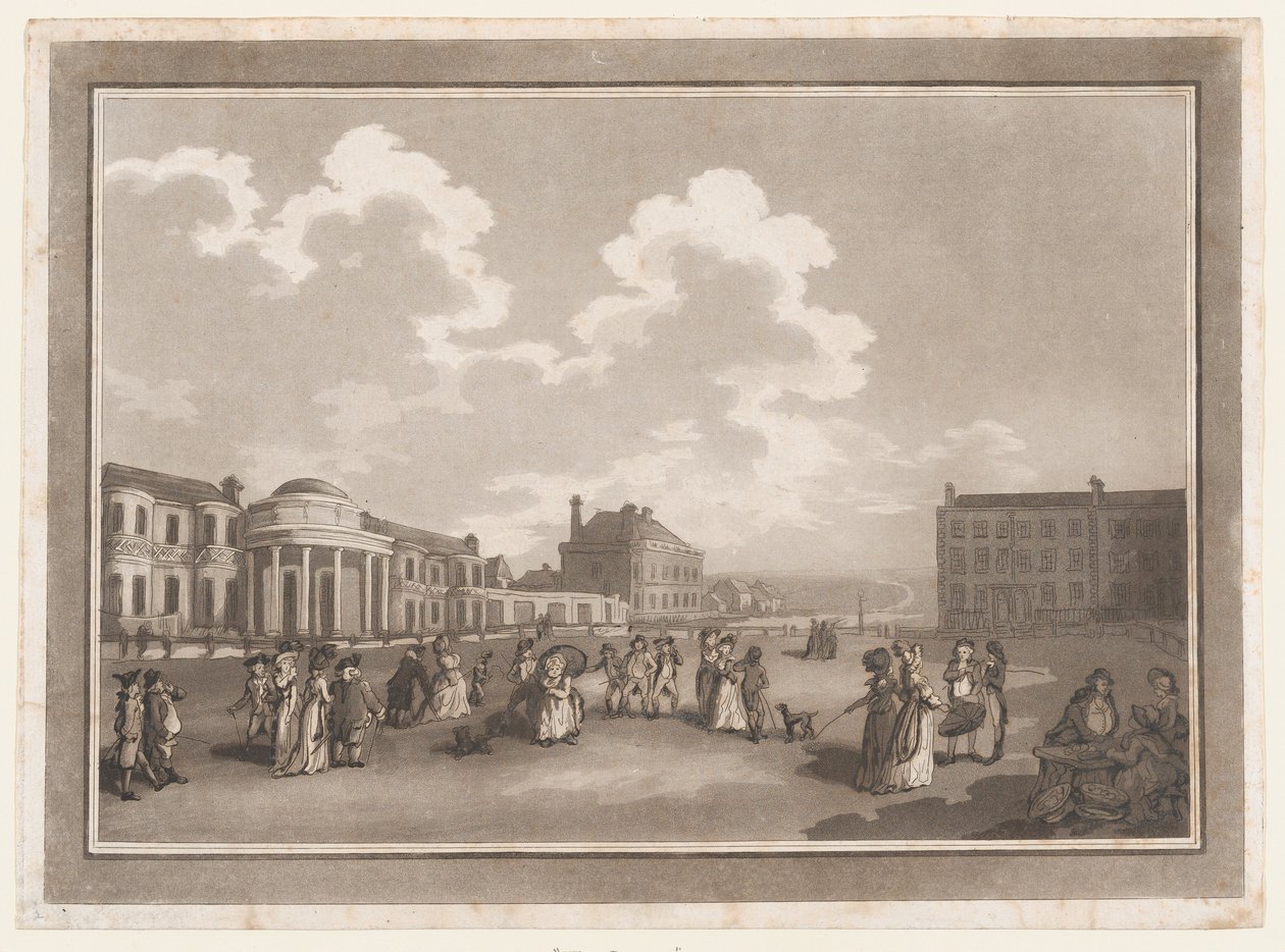 The Steine An Excursion to Brighthelmstone, June 1, 1790 da Thomas Rowlandson, Samuel Alken