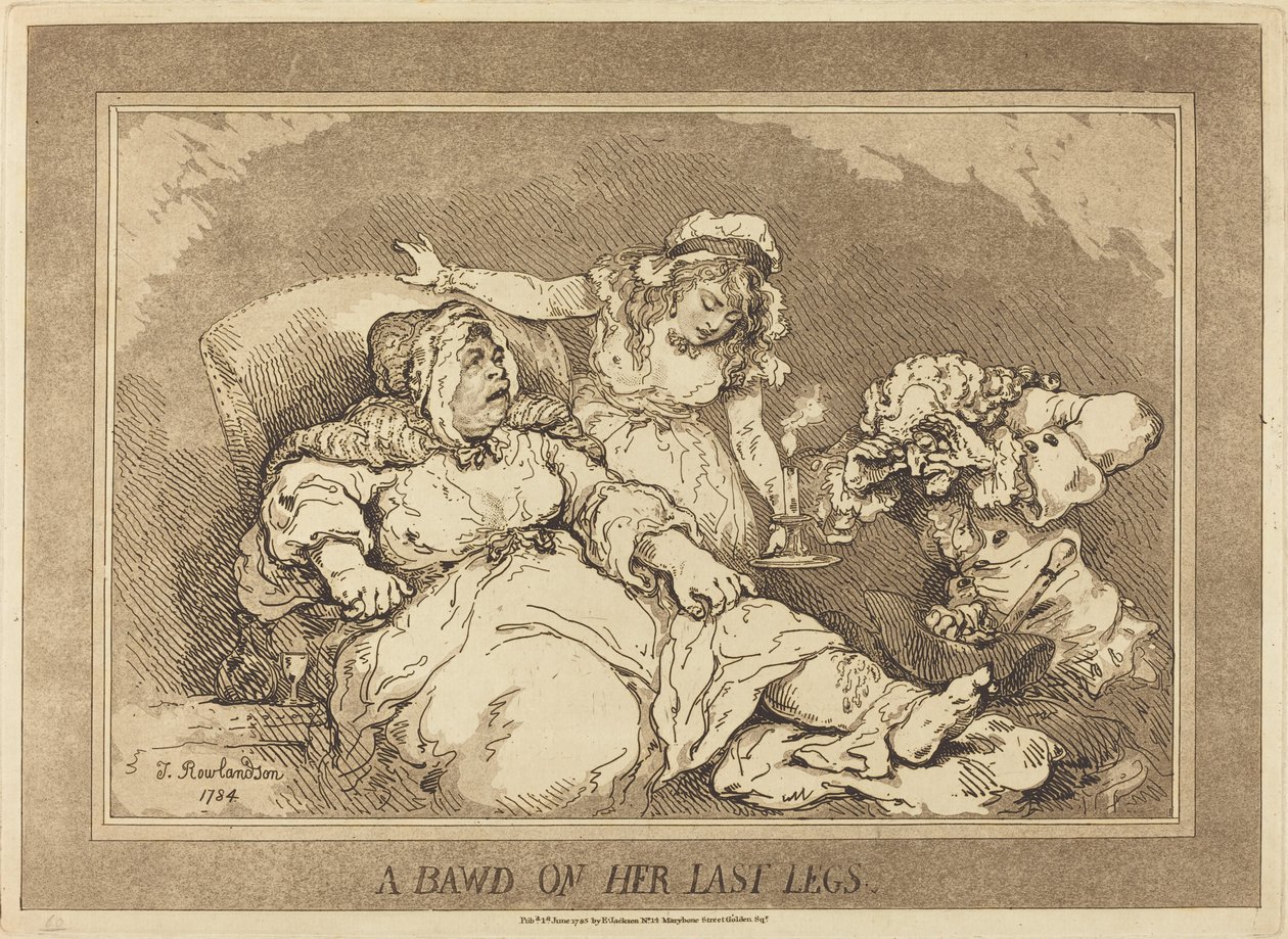Una Rovina sui Suoi Ultimi Passi da Thomas Rowlandson