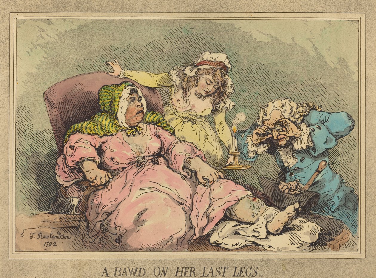 Una ruffiana agli ultimi stadi da Thomas Rowlandson