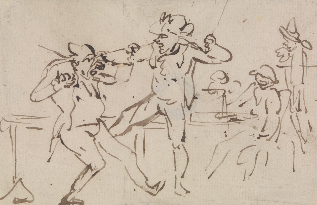Rilevata la presenza di un “Black Leg” che passava carte (uno studio) da Thomas Rowlandson