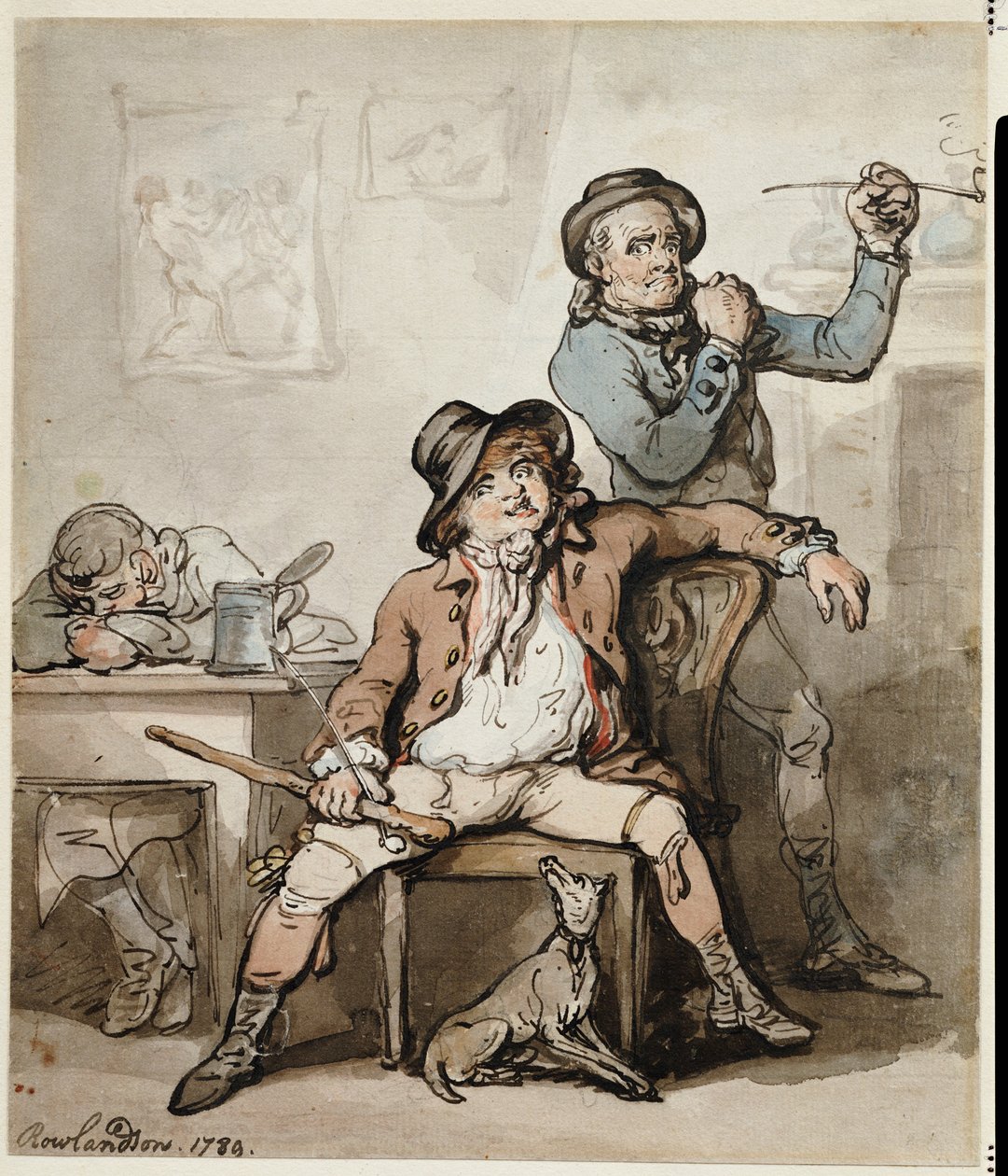 Una coppia di furfanti, 1789 da Thomas Rowlandson