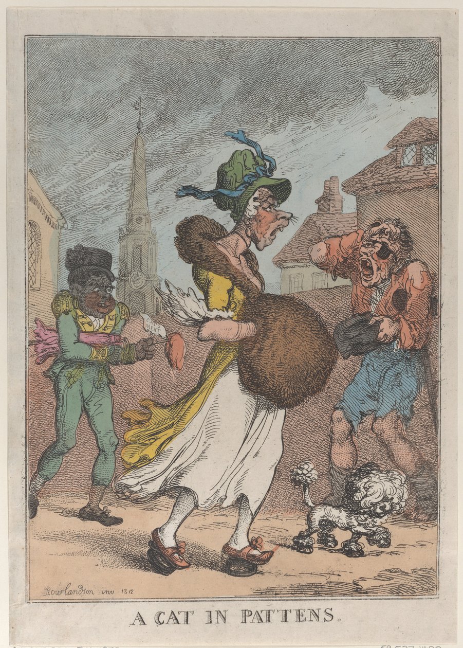 Un gatto con zoccoli da Thomas Rowlandson