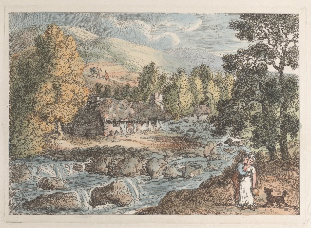 Una cascata della Cornovaglia da Thomas Rowlandson