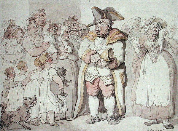 Un grido per un gatto da Thomas Rowlandson