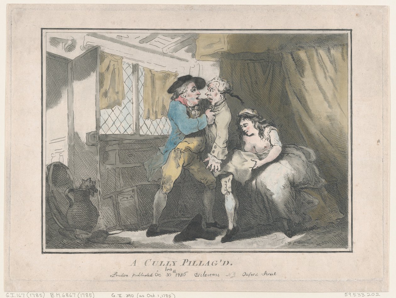 A Cully saccheggiata da Thomas Rowlandson