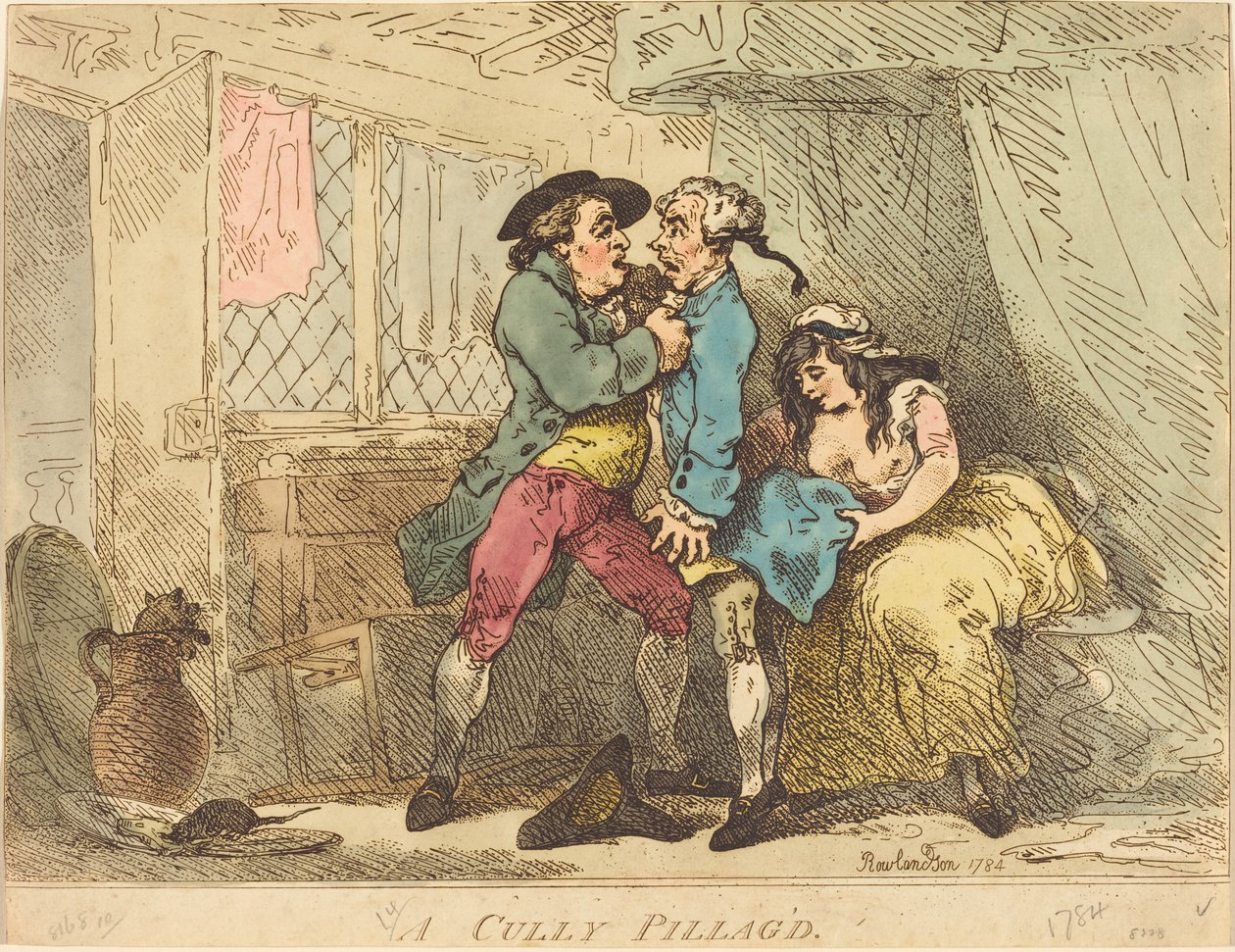 Un Cully Saccheggiato da Thomas Rowlandson