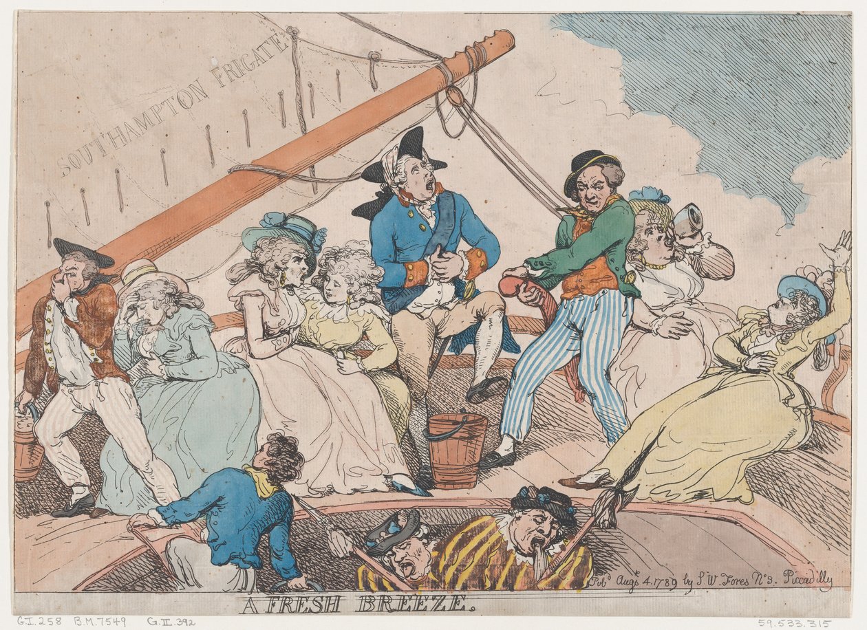 Una brezza fresca da Thomas Rowlandson