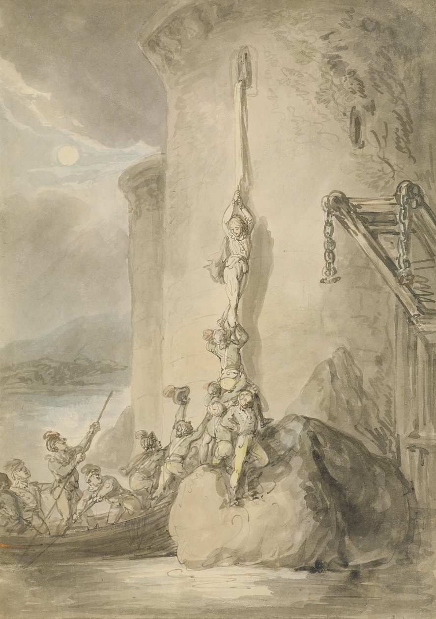 Una scappatella militare da Thomas Rowlandson