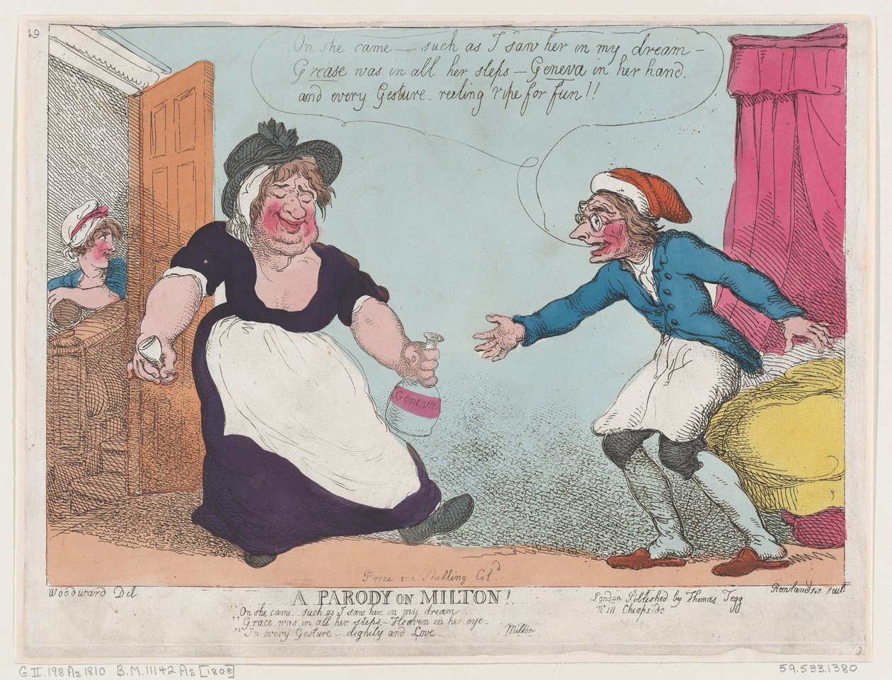 Parodia di Milton da Thomas Rowlandson