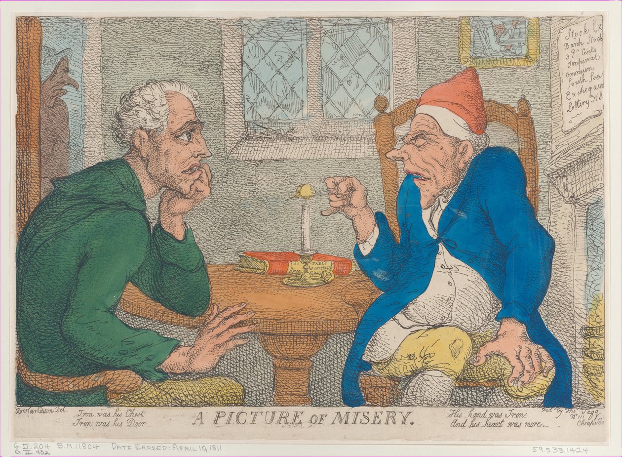 Un quadro di miseria da Thomas Rowlandson