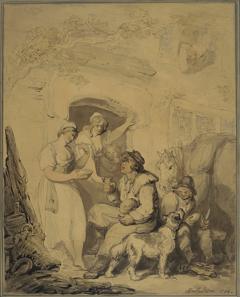Una sosta alla locanda da Thomas Rowlandson